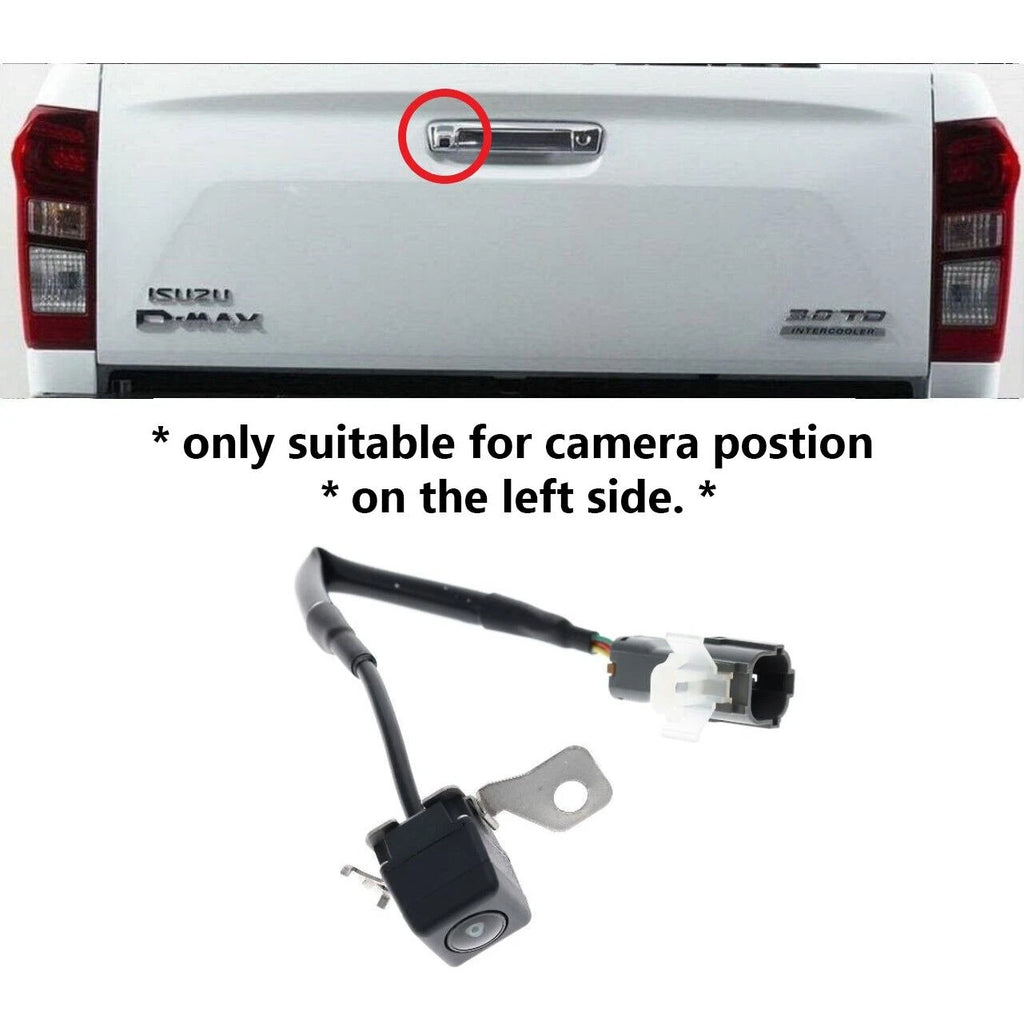 Tailgate Back Up Reverse Camera with 4 Pins OE Plug for Isuzu D-Max 16-20