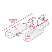 Load image into Gallery viewer, Motorcycle Motorbike Turn Signal Indicator Relocation Bracket For Harley Custom