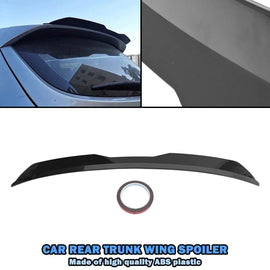 99CM For VW for Golf MK5 MK6 MK7 for GTI R Rear Boot Trunk Lip Spoiler Wing BLK