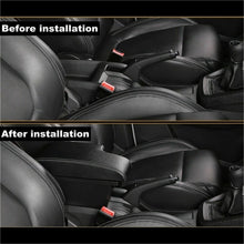 Load image into Gallery viewer, For MG ZS 2017-2023 Car Center Console Armrest Box Storage Case PU Leather Black