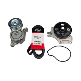 Engine Drive Belt Tensioner & Water Pump Kit For Mazda 2 DE 1.5L ZY Engines
