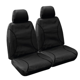Sperling Tradies Canvas Front Black Seat Covers Suits Hilux 2015-On RM1005TRB