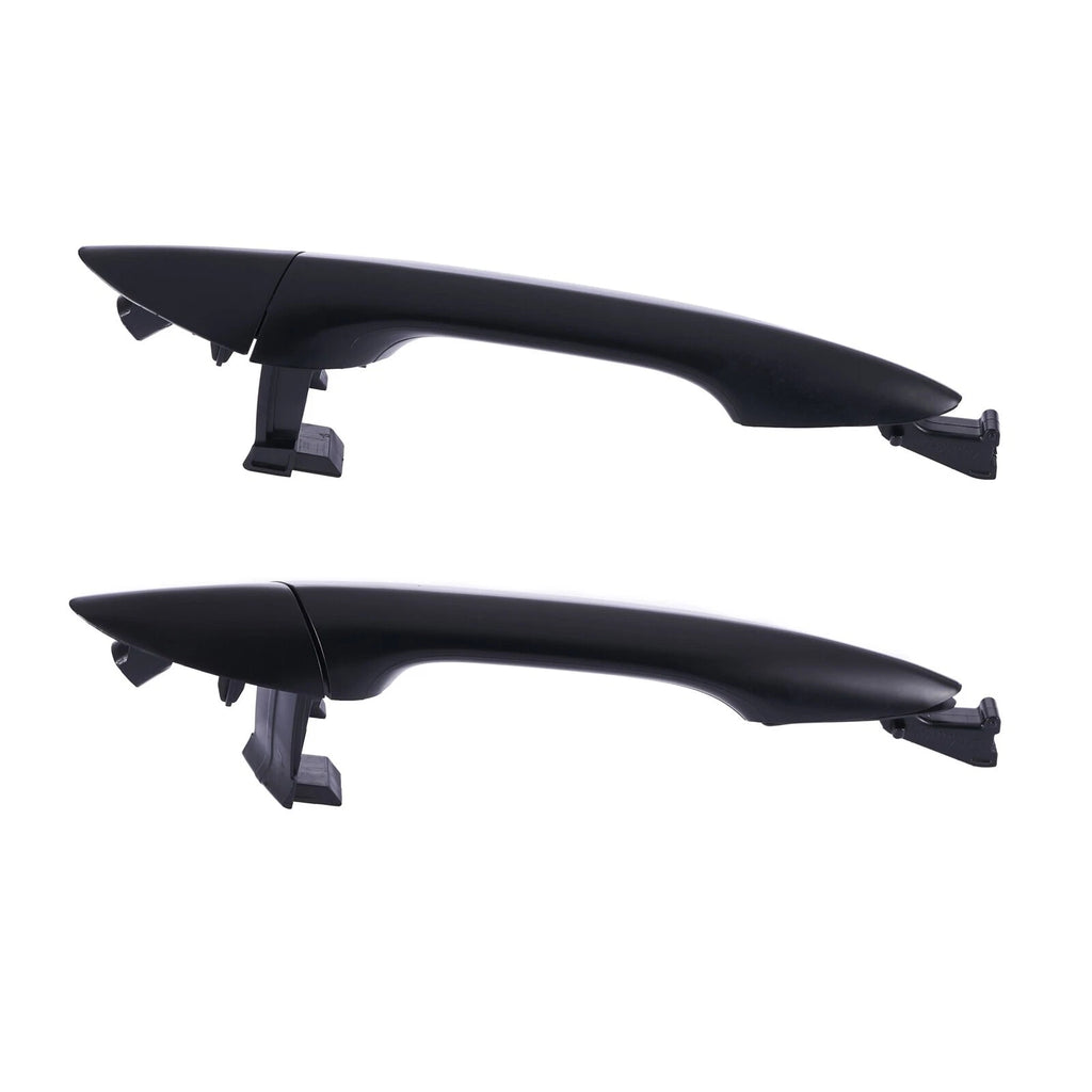 Door Handle Outer for Hyundai Elantra MD 11-15 Set of 2 Black REAR LEFT+RIGHT