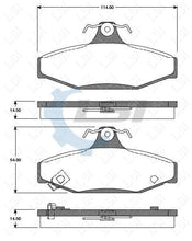 Load image into Gallery viewer, Rear Brake Pads and Disc Rotors Set for Ford FAIRLANE AU I 1998-00