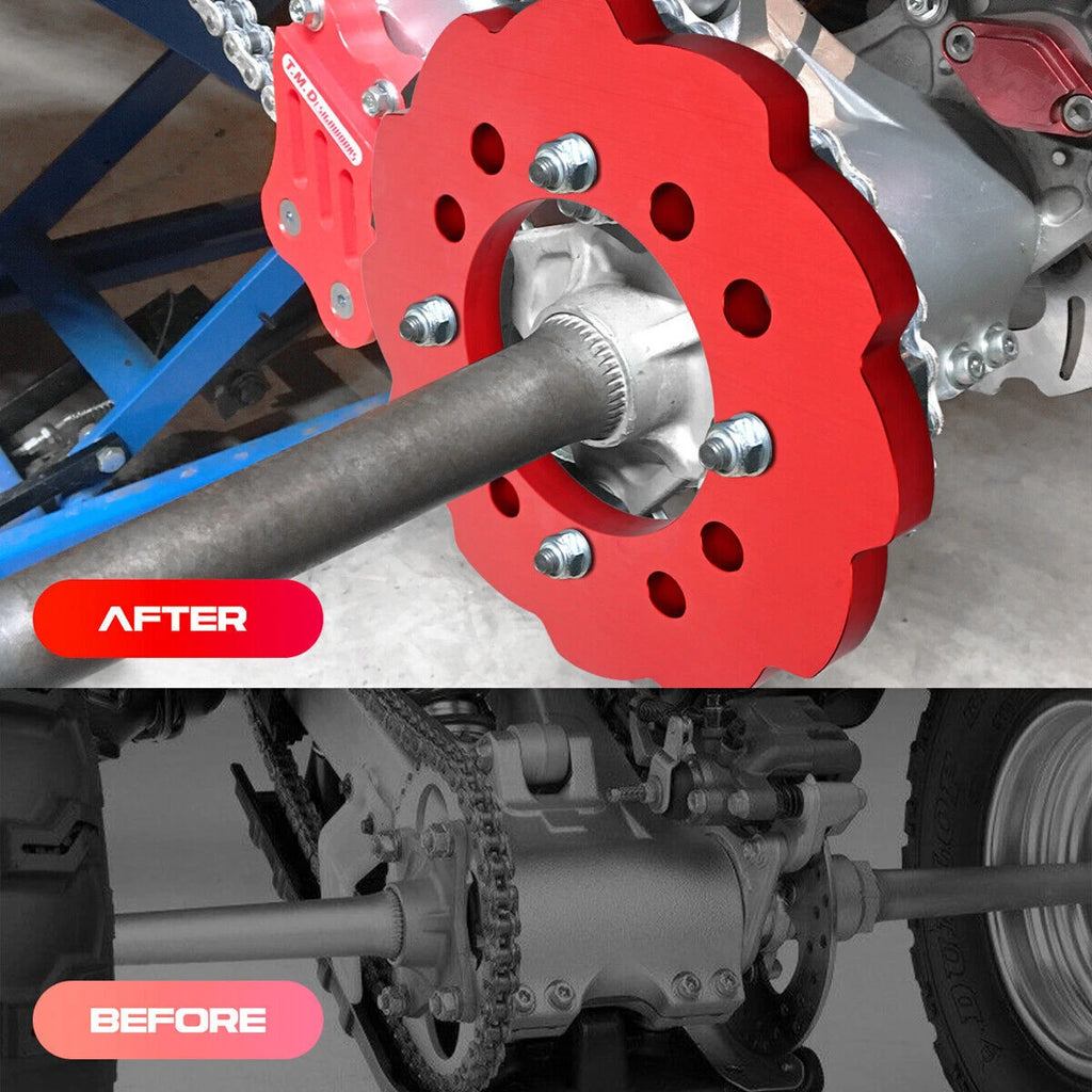 CNC 1/2 Poly Sprocket Chain Guard Cover For Honda TRX250R TRX400X TRX450R ATV ST