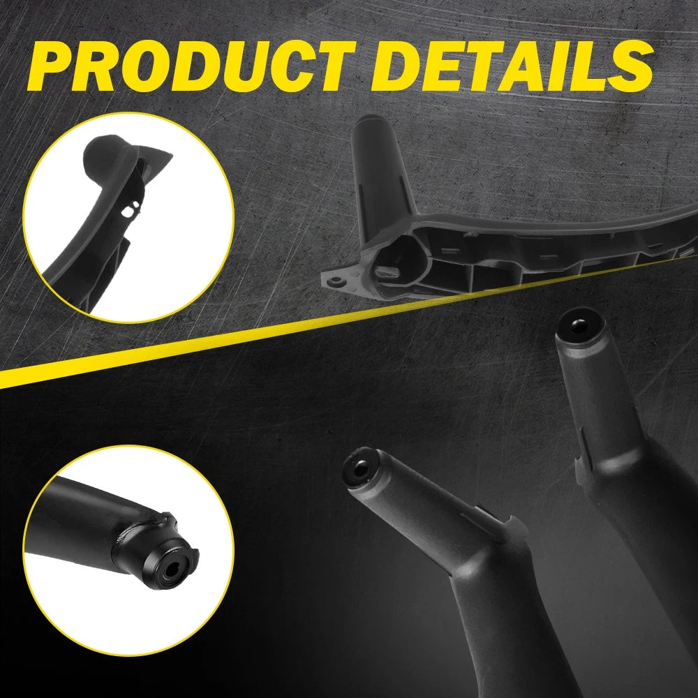 RH/LH Black Inner Inside Door Handle Pull Trim Cover 3PCS For BMW E70 E71 X5 X6