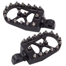 Load image into Gallery viewer, Black Shifter Peg Foot Pegs MX Style Footrest for Harley Sportster DynaTouring