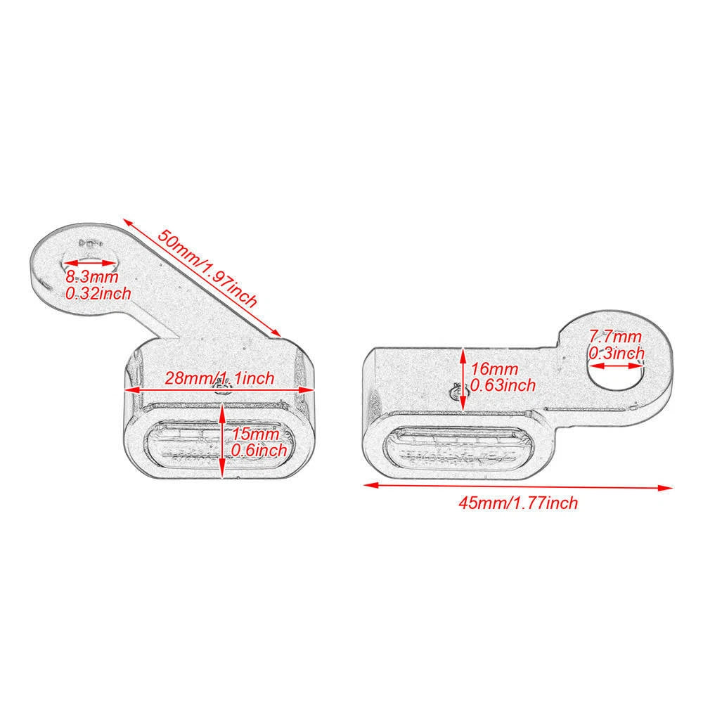 Black LED Turn Signal Indicator Running Light For Harley Sportster XL 883 1200 S