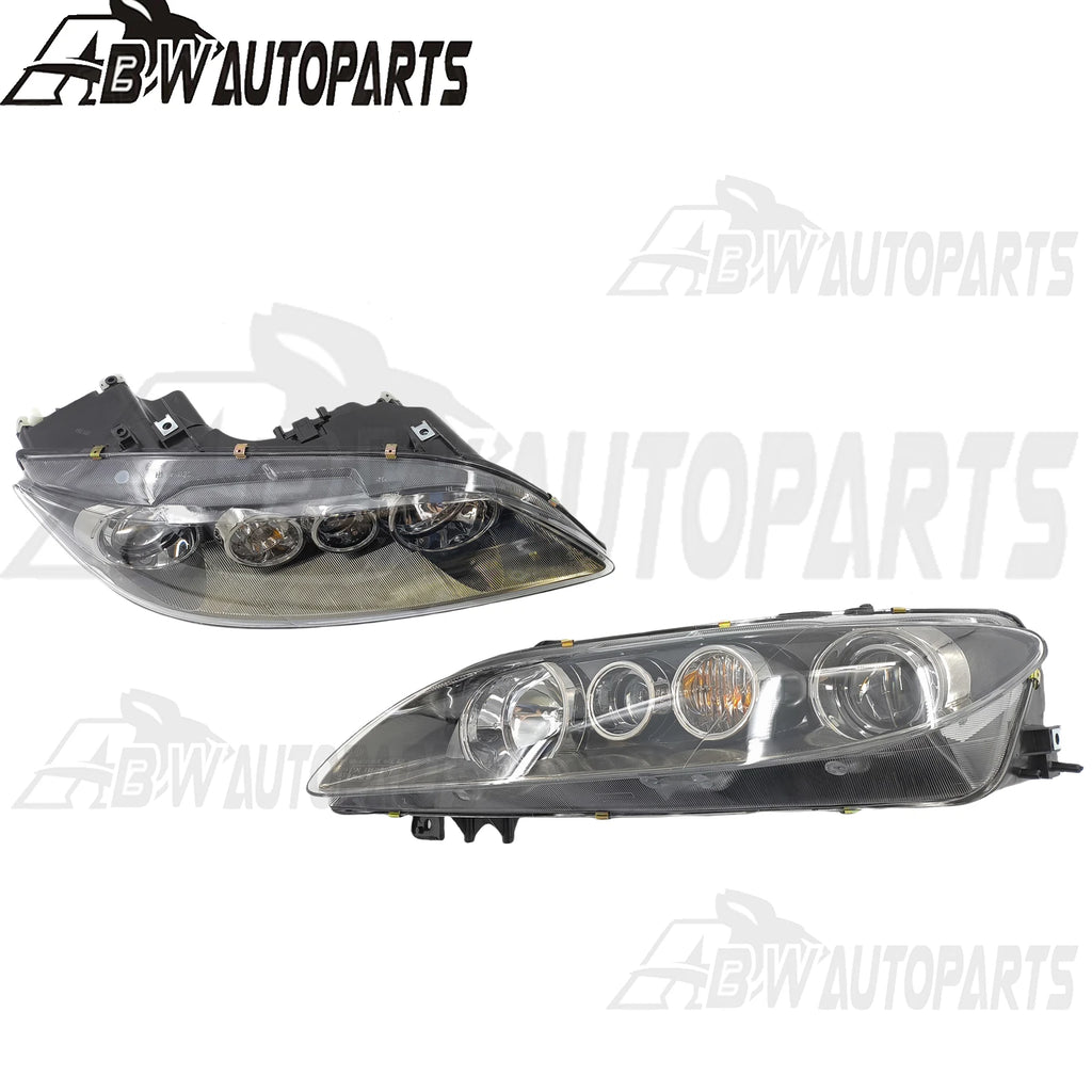 LH+RH For Mazda 6 GG/GY Sedan 08/2005-01/2008 Front with Bulbs Head Light Pair