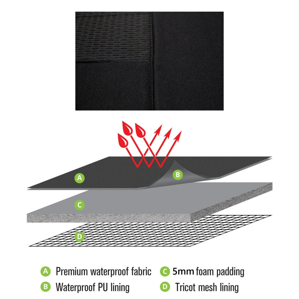 Sperling Weekender Jacquard Rear Black Seat Covers Suits CX-5 2017-On RM5071WEB