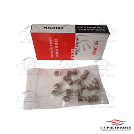 10x SV8.5 3175 Clear Halogen Festoon Interior License Blub Globe 10X31 12V 10W