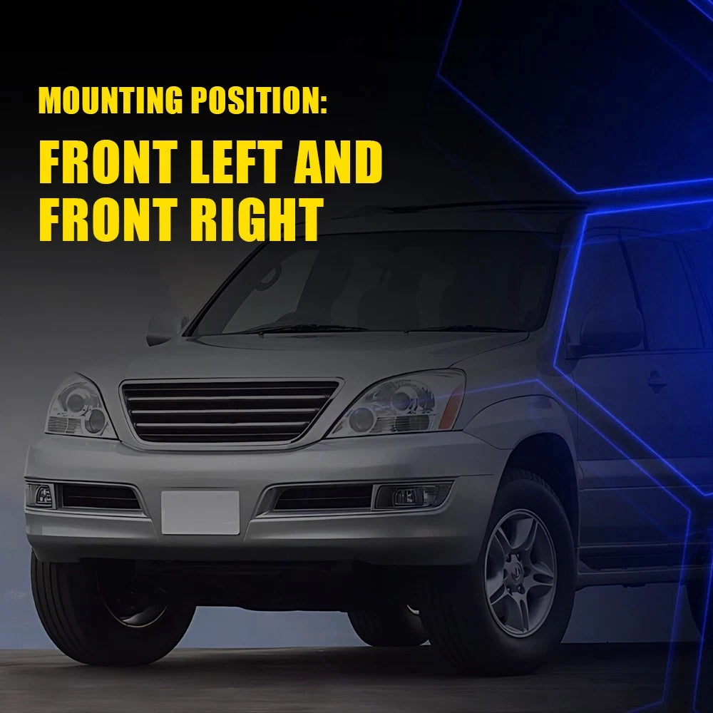 2PC Rear Door Tail Gate Hinges Upper&Lower For Toyota Prado 120 150 152 Series