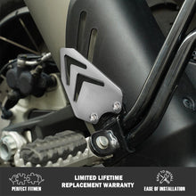 Load image into Gallery viewer, Fits For Ducati DesertX CNC Billet Passenger Heel Guards Matt Anodized Silver ST