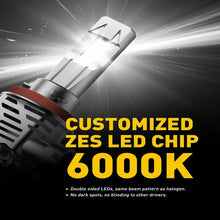 Load image into Gallery viewer, 2-10x AUXITO H8/H9/H11 White LED Headlight 6500K Lights Bulb Headlamp Durable A2