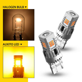 2X T20 W21/5W 7443 LED White Canbus Car 7443 Turn Signal Tail Light Bulb AUXITO