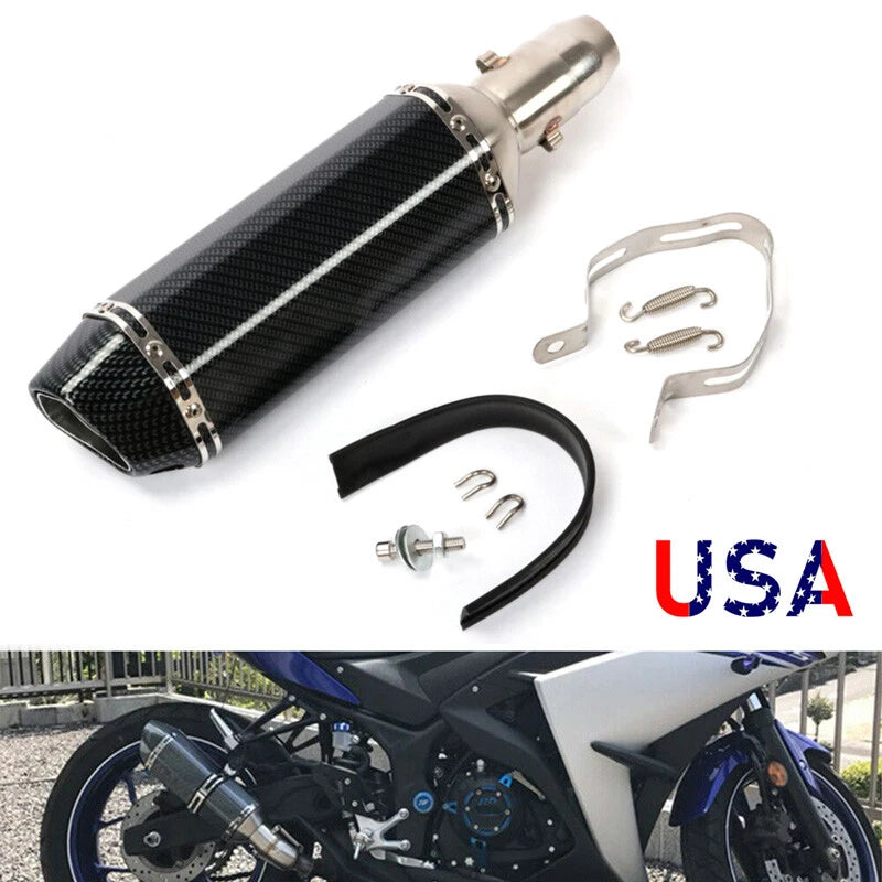 Universal Motorcycle Exhaust Muffler Pipe Removable DB Killer Slip on 38-51mm S