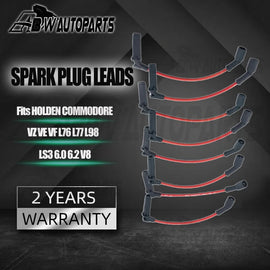 8x Spark Plug Wire Leads For Holden Commodore 6.0L 6.2L VZ VE VF L76 L77 L98 LS3