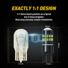 Load image into Gallery viewer, 2X T20 7443 7440 48SMD LED Canbus No Error Tail Brake Stop Light Bulb Globe A