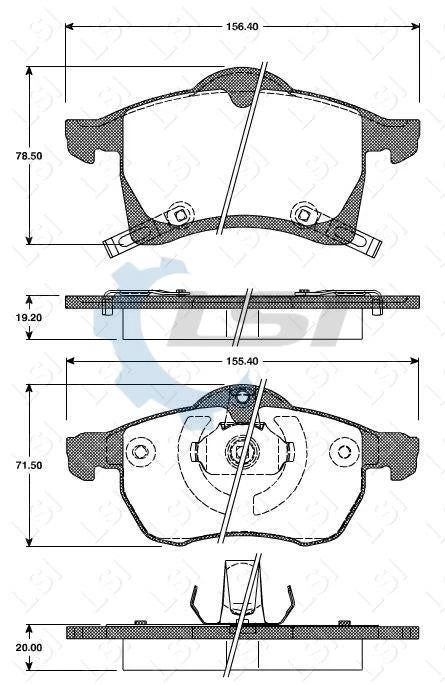Front Bendix Brake Pads and Disc Rotors set for Holden ASTRA 1.8L 2.2L AH 04-07