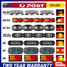 Load image into Gallery viewer, 10/20/30/60x Red Amber LED Clearance Lights Side Marker Lamp Trailer Truck E4 A