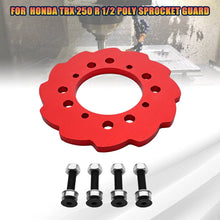 Load image into Gallery viewer, CNC 1/2 Poly Sprocket Chain Guard Cover For Honda TRX250R TRX400X TRX450R ATV ST