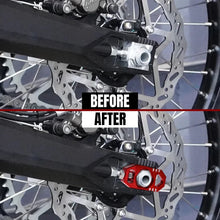 Load image into Gallery viewer, For Surron Sur Ron Ultra Bee CNC Aluminum 2x Axle Block Chain Adjuster Bolts Red