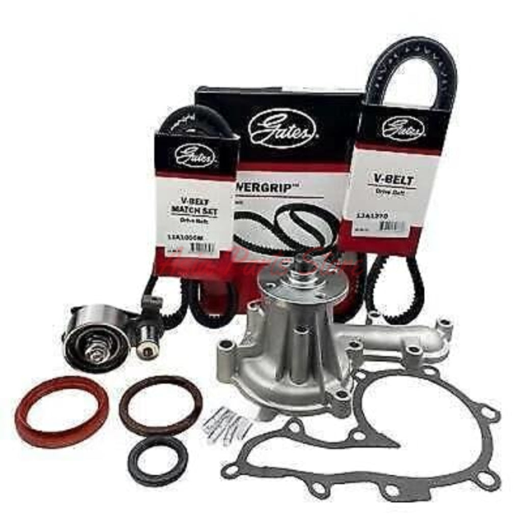 Timing belt kit with water pump and drive belts for Toyota Landcruiser 1HDT 1HDFT 4.2L engines