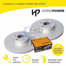 Load image into Gallery viewer, Front Brake Pads and Rotors Set suits Subaru IMPREZA WRX 2.5 TURBO 2007 -