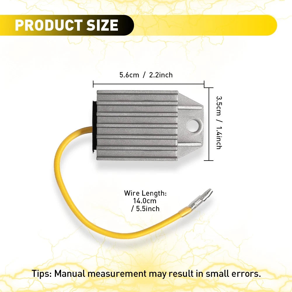 For DT125 DT250 DT400 XT250 Rectifier Regulator [6V] 1 Wire Voltage ATV Buggy