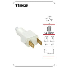 Load image into Gallery viewer, Tridon Brake Light switch TBS025