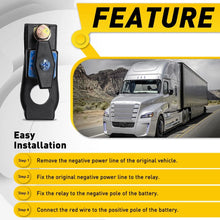Load image into Gallery viewer, Universal Battery Terminal Car Battery Disconnect Isolator Cut Off Switch 12 24V