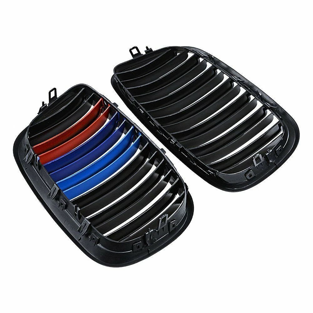 Kidney Front Grill Grille Dual Slat For M Color BMW E70 X5 E71 X6 2007-2013 ST