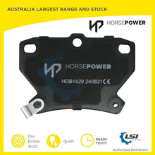 Load image into Gallery viewer, Rear Brake Pads Set for Toyota COROLLA ZZE122R JAPANESE Edition 2001-07