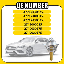 Load image into Gallery viewer, 2x Thermostat &amp; O-Ring Seal Fit Mercedes Benz C-Class C180 C200 C230 A2712000015