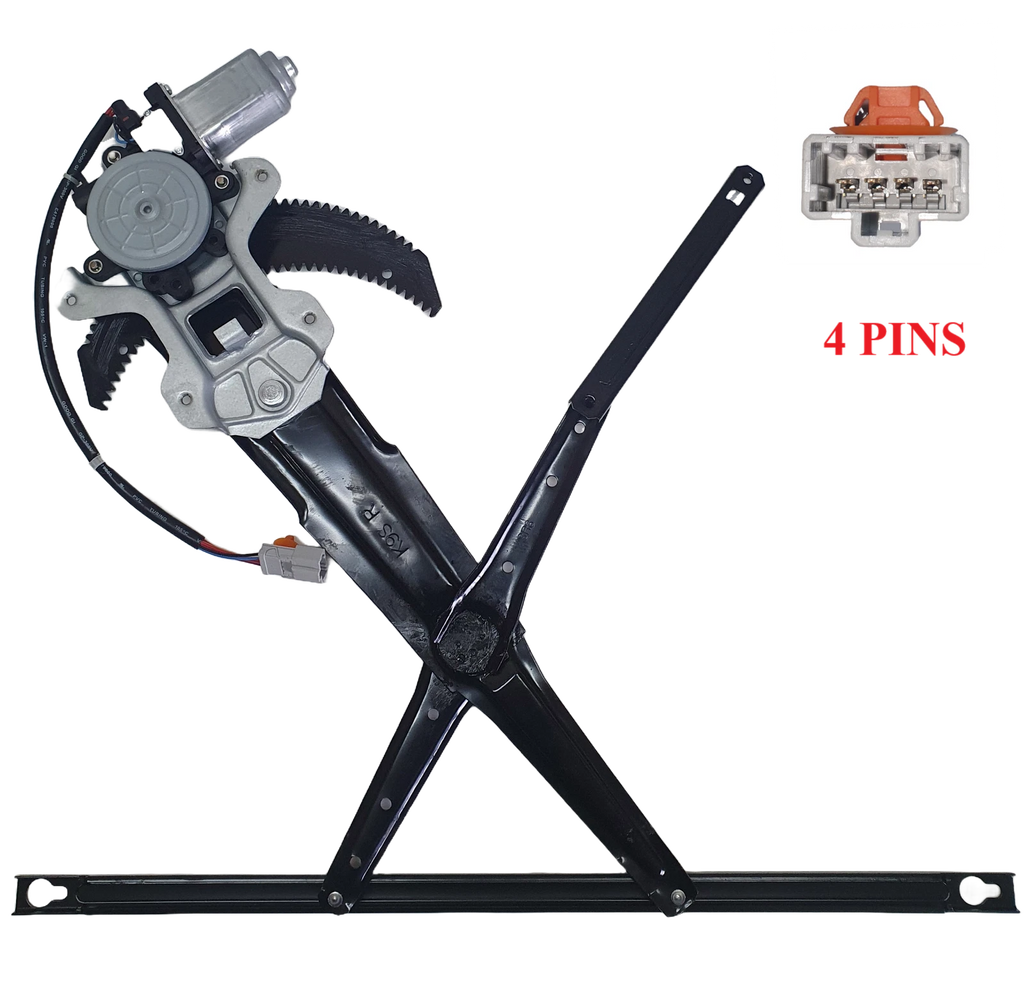 Front Right Window Regulator W/Motor 4Pin-Honda Civic EK EJ 2D Coupe/Hatch