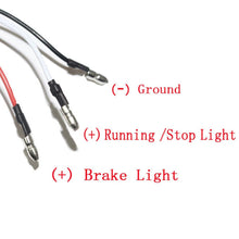 Load image into Gallery viewer, LED Rear Motorcycle Black Brake Tail Light For Harley Bobber Chopper Cafe Racer