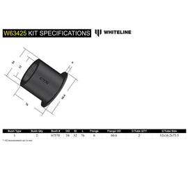Whiteline W63425 Control Arm Upper Rear Bushing