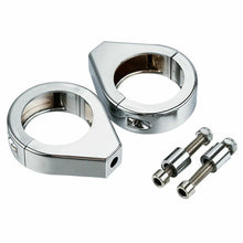 Load image into Gallery viewer, 41mm Turn Signal Indicator Fork Clamp Mount Bracket Fork Tube For Harley Chrome