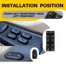 Load image into Gallery viewer, Set Master Power Window Switch + 3 Single For Ford Fairmont AU Fairlane NU 98~02
