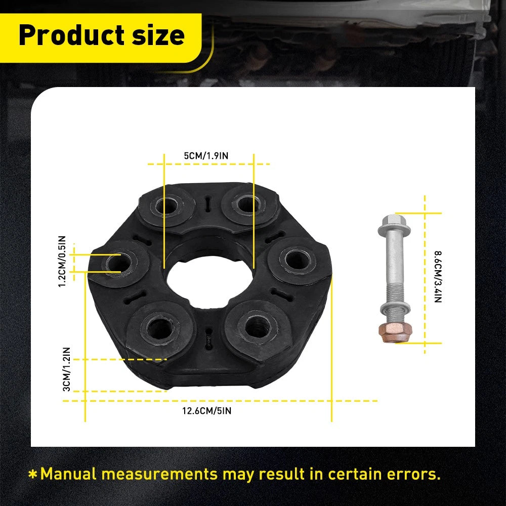 2 Tailshaft Rubber Couplings Doughnut For Holden Commodore VX VY VZ VT V6 AUTO