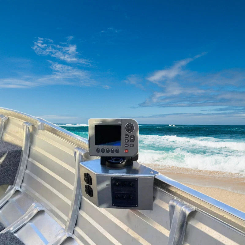 EXPRESS Aluminium Side Console Boat Switch Panel Sounder Mount Alloy Bracket