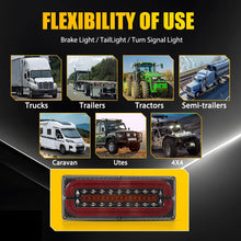 Load image into Gallery viewer, 2X LED Tail Lights Sequential Indicator Trailer Ute Caravan Truck Stop 10-30V AU