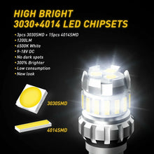 Load image into Gallery viewer, 2/4/8x T15 921 912 W16W T10 3030 27 LED Reverse Light Canbus Backup Bulbs NEWA
