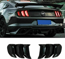 Load image into Gallery viewer, Smoked Black Tail Light Lamp Decoration Cover Trim Bezels for Ford Mustang 2018+