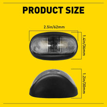 Load image into Gallery viewer, 10-100X 10 x LED CLEARANCE LIGHTS SIDE MARKER LAMP RED AMBER TRAILER CARAVAN 12V