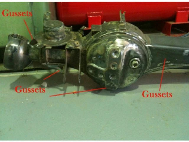 Diff Laminating Brace Strengthening Kit Front for Nissan GU Patrol fits Nissan P