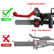 Load image into Gallery viewer, CNC Billet Pivot Short Brake &amp; Clutch Levers For Sur-Ron Light Bee X for Segway