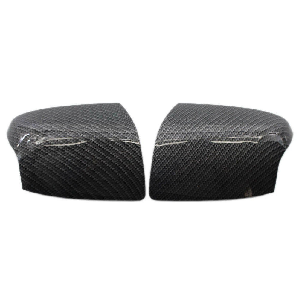 2PCS Black Carbon Pattern Reversing Mirror Cover for Ford-Focus Mk2 2005-2008 ST