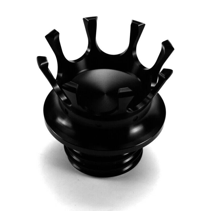 Black CNC Motorcycle Fuel Tank Gas Cap for Harley Sportster Dyna Touring Softail