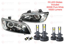 Load image into Gallery viewer, Projector Headlights Pair + Full LED Globes Set Holden Commodore VE Series 1 SSV